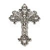 Tibetan Style Alloy Big Pendants TIBE-L013-02AS-04-1