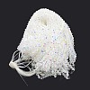 Imitate Austrian Crystal Electroplate Bicone Glass Bead Strands X-GLAA-F029-3x3mm-A01-3