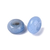 Dyed Natural White Jade European Beads G-N359-17A-11-2