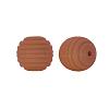 Thread Honeycomb Silicone Beads SI-JX0024A-36-1