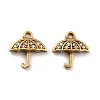 Brass Micro Pave Clear Cubic Zirconia Charms KK-A144-002C-NF-2