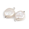 Natural Freshwater Pearl Keshi Pearl Pendants STAS-D378-08B-S-2