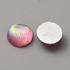 Opaque Resin Cabochons CRES-WH0010-044C-2