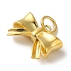 925 Sterling Silver Bowknot Charms STER-K180-01G-2