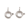 304 Stainless Steel Spring Gate Rings X-STAS-P437-11P-1