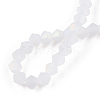 Imitate Austrian Crystal Bicone Frosted Glass Beads Strands LS-EGLA-A039-T6mm-MB13-4