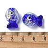 Handmade Foil Lampwork Fish Beads FOIL-Z001-01A-3