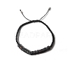 Coconut & Non-magnetic Synthetic Hematite Braided Bead Bracelet BJEW-PH01415-07-1