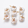 Natural Cultured Freshwater Pearl Pendants PEAR-L027-01X-1