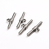 304 Stainless Steel Toggle Clasps Parts STAS-D142-04C-P-1