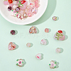 40Pcs 10 Styles Mixed Styles Handmade Lampwork Beads LAMP-PA0001-68B-7