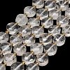 Natural Quartz Crystal Beads Strands G-B094-A37-01-2
