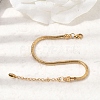 304 Stainless Steel Snake Chains Bracelets for Women BJEW-A158-02E-G-2