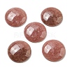 Natural Strawberry Quartz Cabochons G-C115-02B-10-1