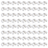 500Pcs Iron Crimp Beads Covers IFIN-ME0001-23A-1