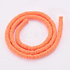 Handmade Polymer Clay Bead Strands CLAY-T002-4mm-61-2