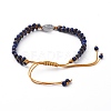 Adjustable Nylon Thread Braided Beads Bracelets BJEW-JB04690-02-4
