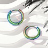 202 Stainless Steel Huggie Hoop Earrings EJEW-F111A-14mm-RC-1