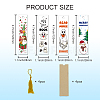 Globleland 1 Set Christmas & Halloween Theme Acrylic Bookmarks DIY-GL0004-42A-3