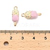 Alloy Enamel Pendants X-PALLOY-R155-01G-06-3