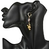 Ocean 304 Stainless Steel and Paua Shell Dangle Earrings EJEW-JE07109-01-2