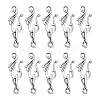 Tibetan Style Alloy Hook and Eye Clasps PALLOY-YW0003-25-1