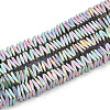 Electroplate Non-magnetic Synthetic Hematite Beads Strands G-T061-129C-1