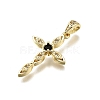 Brass Micro Pave Cubic Zirconia Pendants LS-KK-Z100-43G-01-2