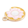 Light Gold Plated Alloy Enamel Pendants LS-ENAM-R136-29-4