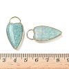 Natural Amazonite Pendants G-I393-01G-09-3