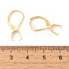 304 Stainless Steel Leverback Earring Findings Ion Plating(IP) STAS-U025-01G-01-3
