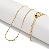 Ion Plating(IP) 304 Stainless Steel Serpentine Chain Necklaces LS-NJEW-R266-07G-2
