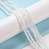 Imitation Jade Glass Bead Strands GLAA-F001-3x2mm-10-5