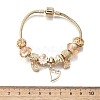 Alloy Enamel European Beads Charm Bracelets BJEW-F495-07G-3