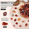 250G Dyed & Heated Natural Agate Beads G-TA0002-73A-3