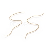 Brass Stud Earring Findings X-KK-Q735-333G-2