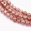 Natural Garnet Beads Strands G-O166-13B-2mm-3
