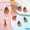 Transparent Glass Pendants GLAA-FZ0001-02H-4