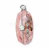 Natural Gemstone Pendants G-B027-06-2