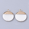 Electroplate Freshwater Shell Pendants SHEL-S276-61B-2