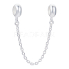 1Pc 925 Sterling Silver Chain Extenders STER-BC0003-04S-1