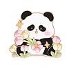 Panda with Tulip Enamel Pins JEWB-L028-02G-04-1