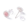 Sunflower Resin Stud Earrings Set for Girl Women EJEW-D278-02S-3