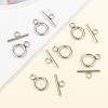 304 Stainless Steel Toggle Clasps X-STAS-F114-04P-B-6