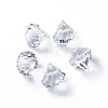 Transparent Acrylic Faceted Diamond Pendants DB28x31mmC01-1