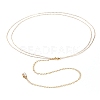 Brass Cable Chain Belts NJEW-C00016-1