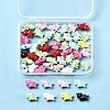 50Pcs Spray Painted Alloy Beads FIND-FS0004-11-8