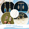 270Pcs 9 Styles Brass Linking Rings KK-OC0001-50-6