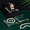 Square Clear Glass Display Riser Stands AJEW-WH0816-099G-4