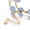 Natural Agate Wrap Bracelets BJEW-E284-04F-3